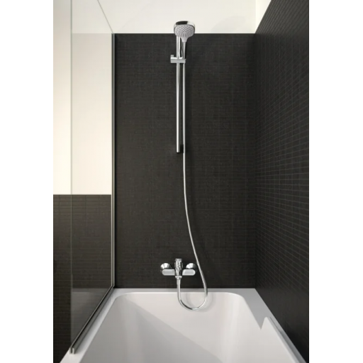 Душевая стойка HANSGROHE Croma Select E 26582400 хром белая